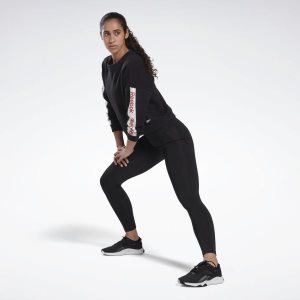 Legginsy Damskie Reebok Workout Ready Czarne PL 23PJEHD